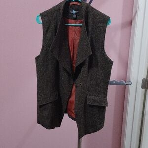 Steve Harvey Celebrity Edition Size 14 Classic Brown Sweaters.